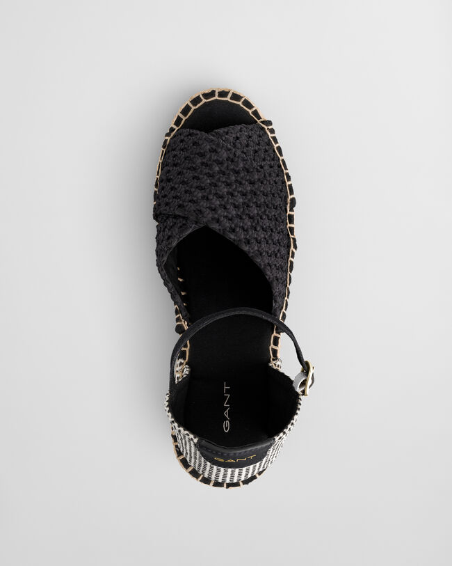 Espadrillas con zeppa Luliza in maglia