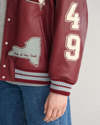 GANT Varsity Jacket in pelle