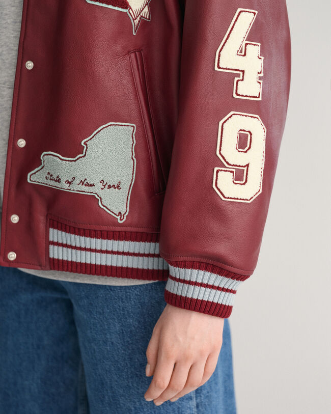 GANT Varsity Jacket in pelle