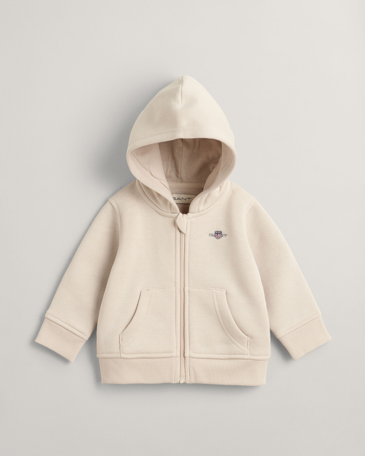 Felpa con cappuccio e zip Shield Baby