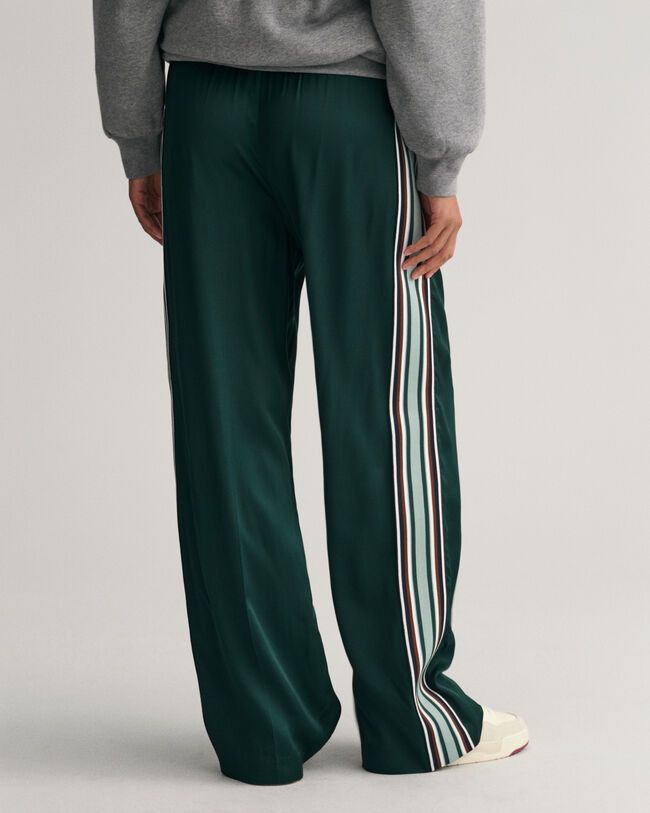 Pantaloni pull-on a righe relaxed fit