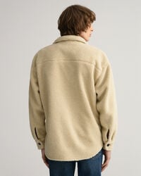 Camicia giacca in Sherpa oversize