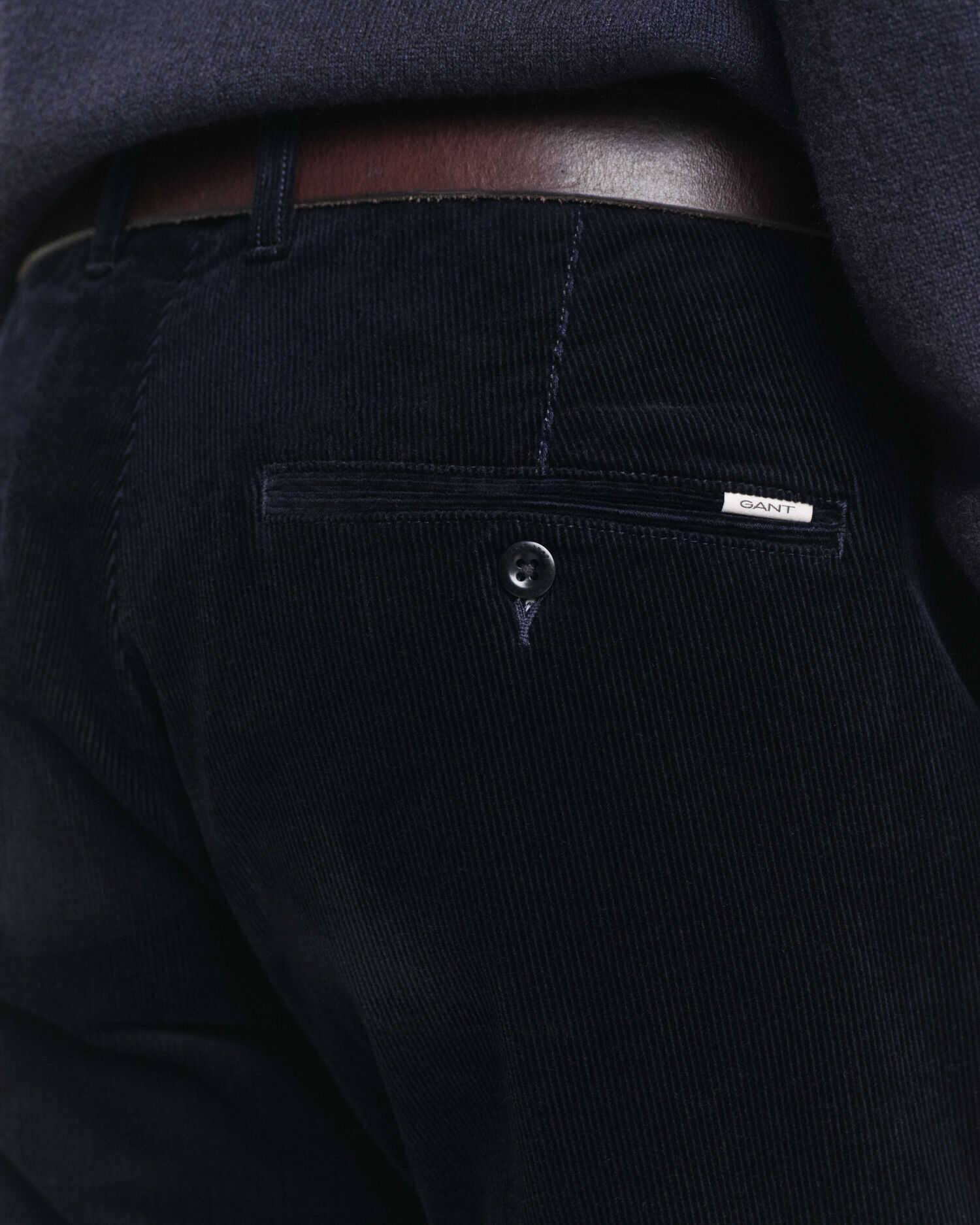 Pantaloni chino in velluto a coste slim fit