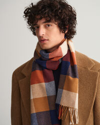 Sciarpa a quadri multicolore