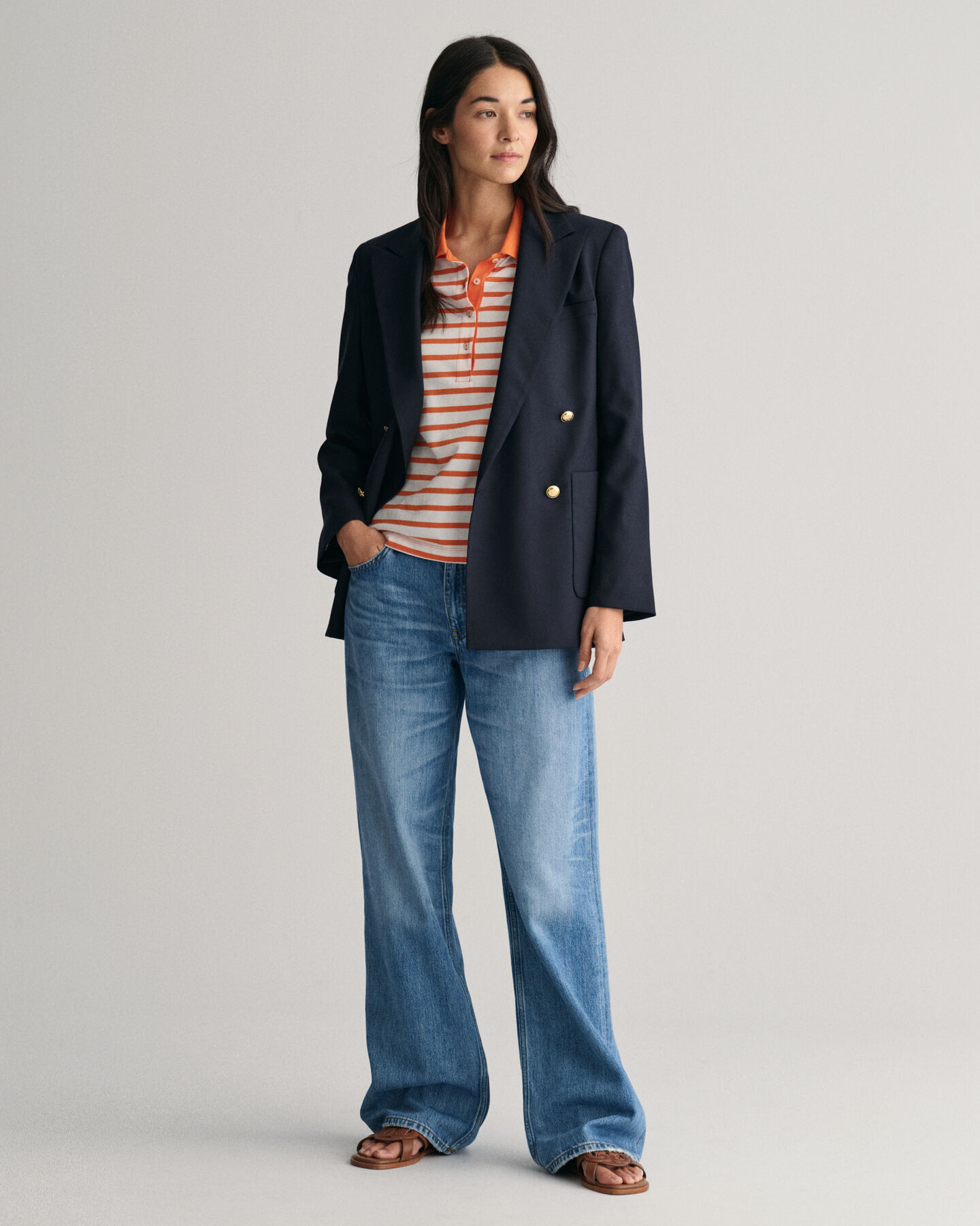 Polo Shield in piqu&eacute; a righe