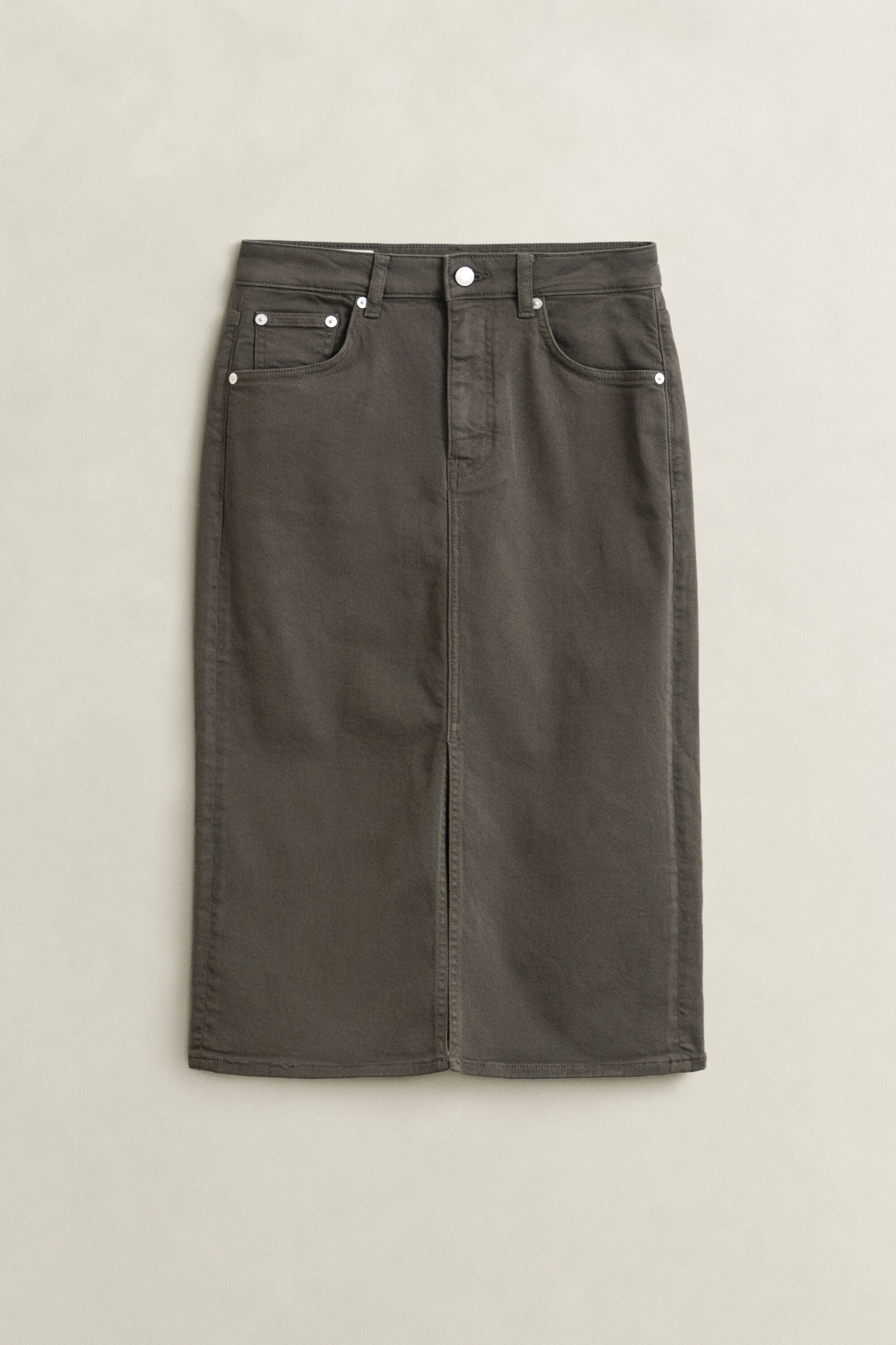 Gonna longuette in twill