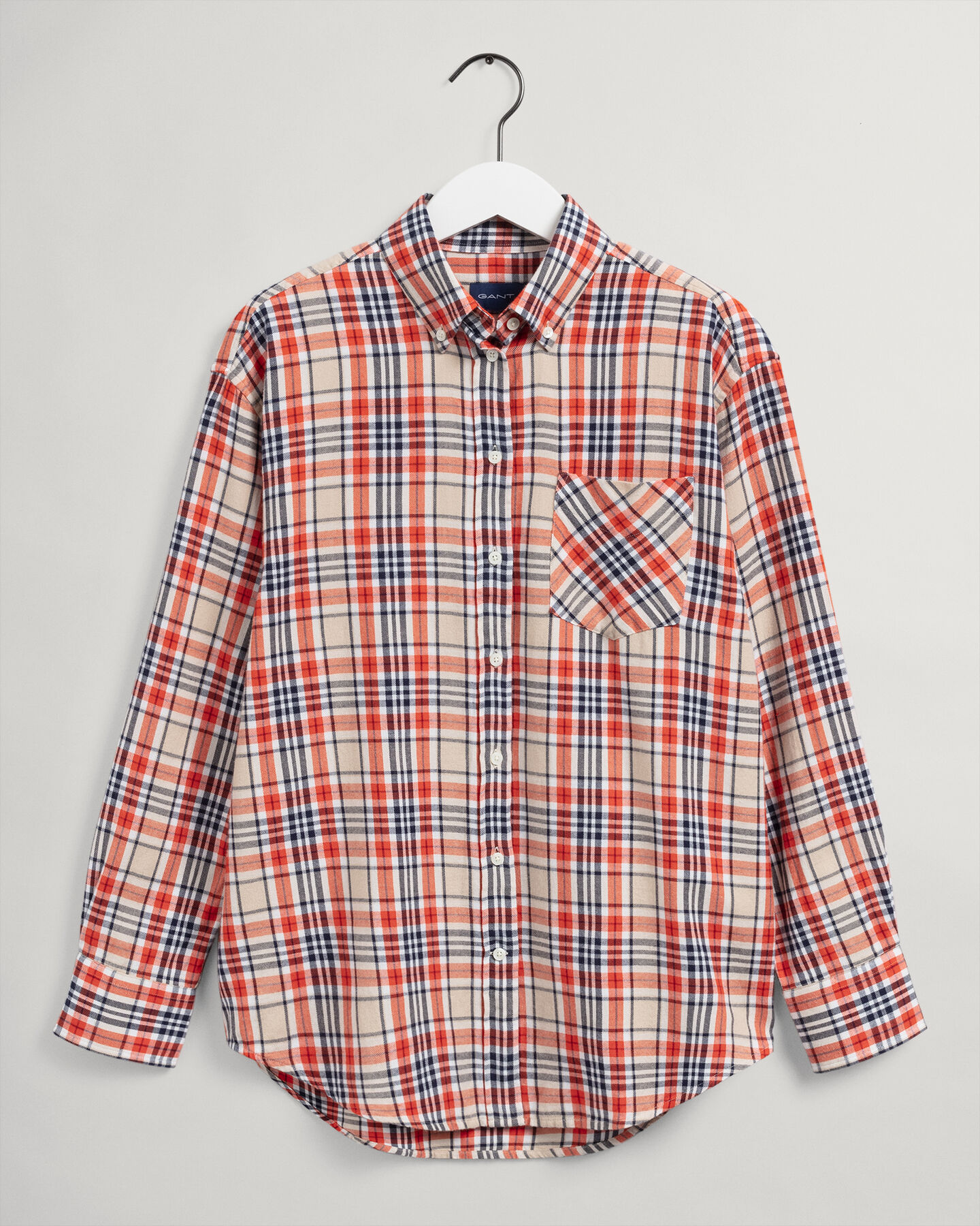 Camicia in flanella a quadri relaxed fit