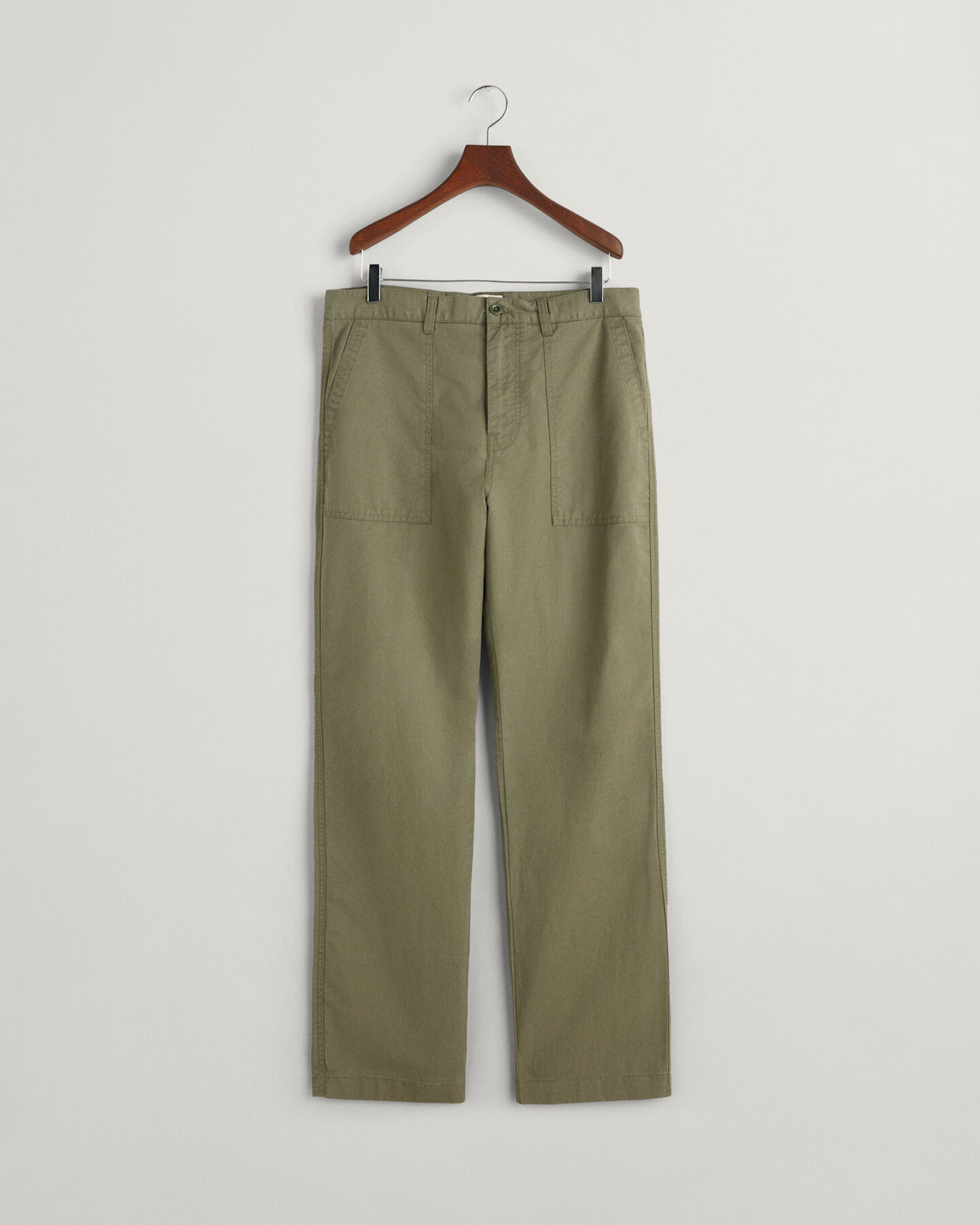 Chino in misto cotone-lino regular fit