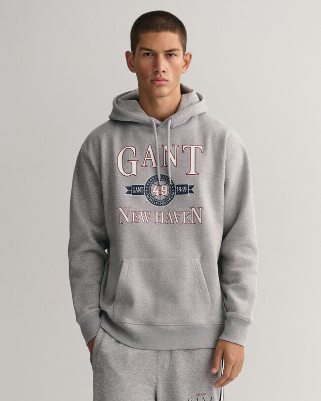 Felpa con cappuccio Retro Crest