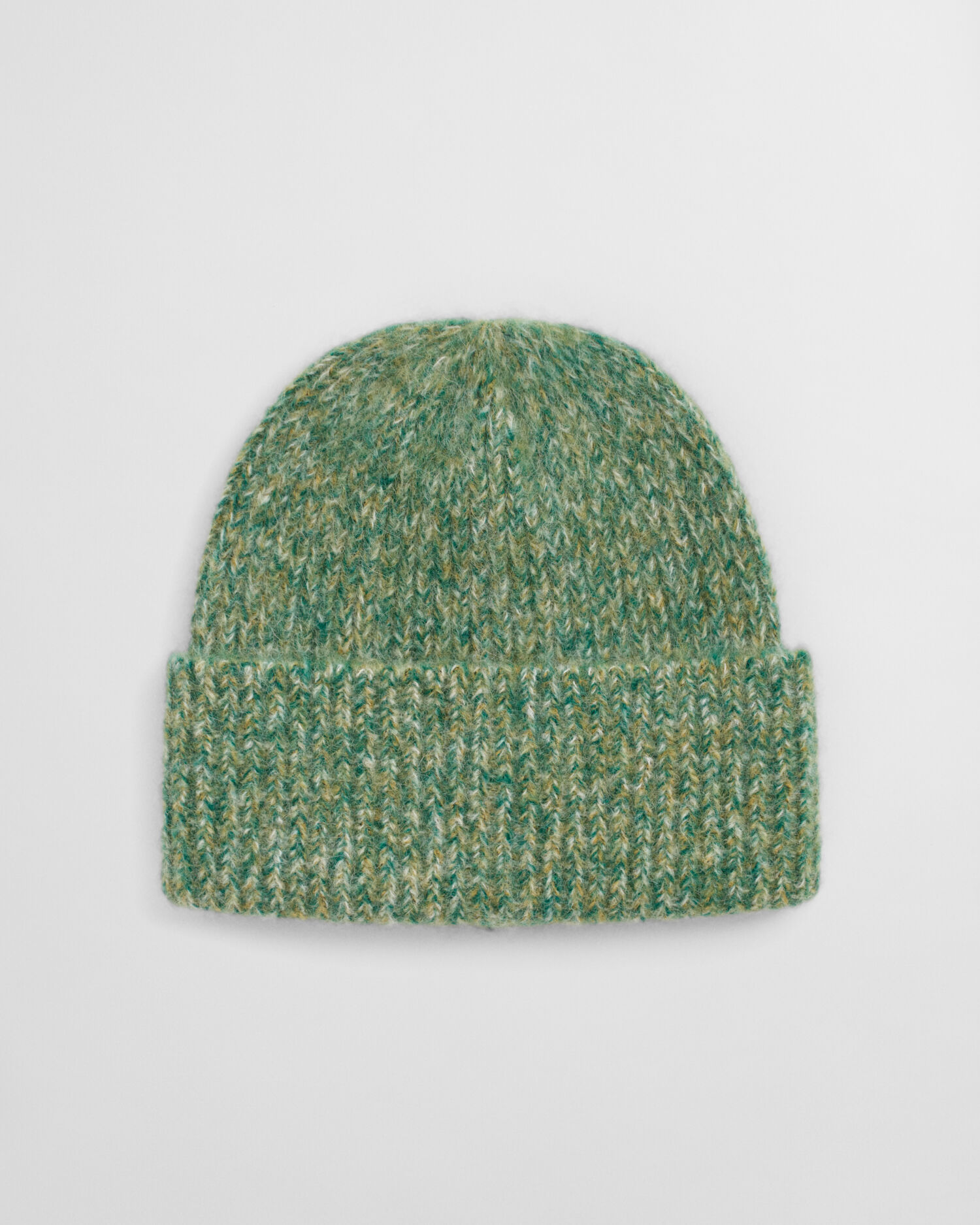 Berretto a coste in morbido misto lana d'alpaca