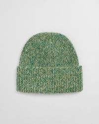 Berretto a coste in morbido misto lana d'alpaca