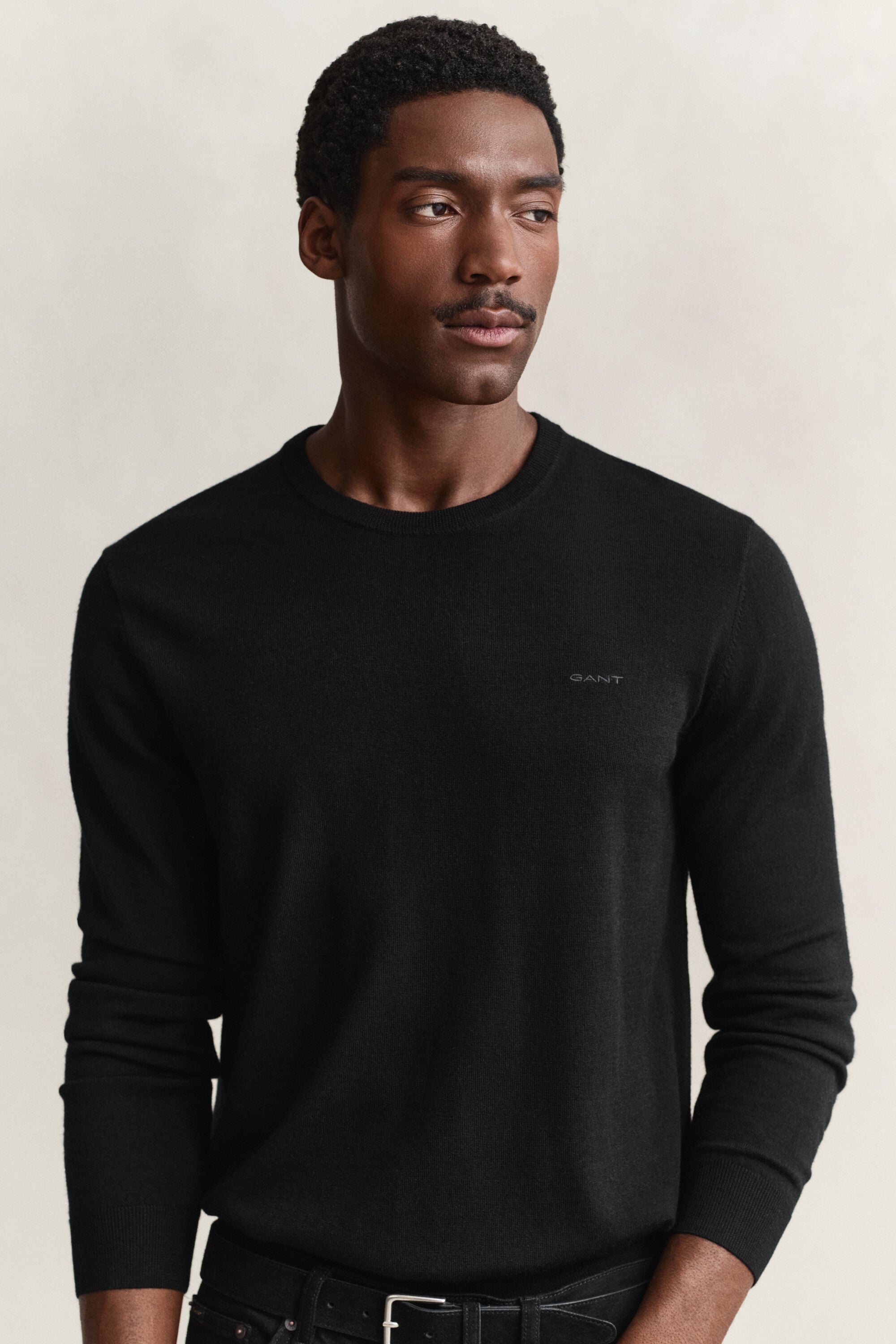 Maglia girocollo in lana merino