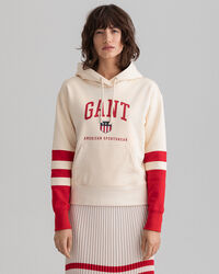 Felpa Retro Shield con cappuccio