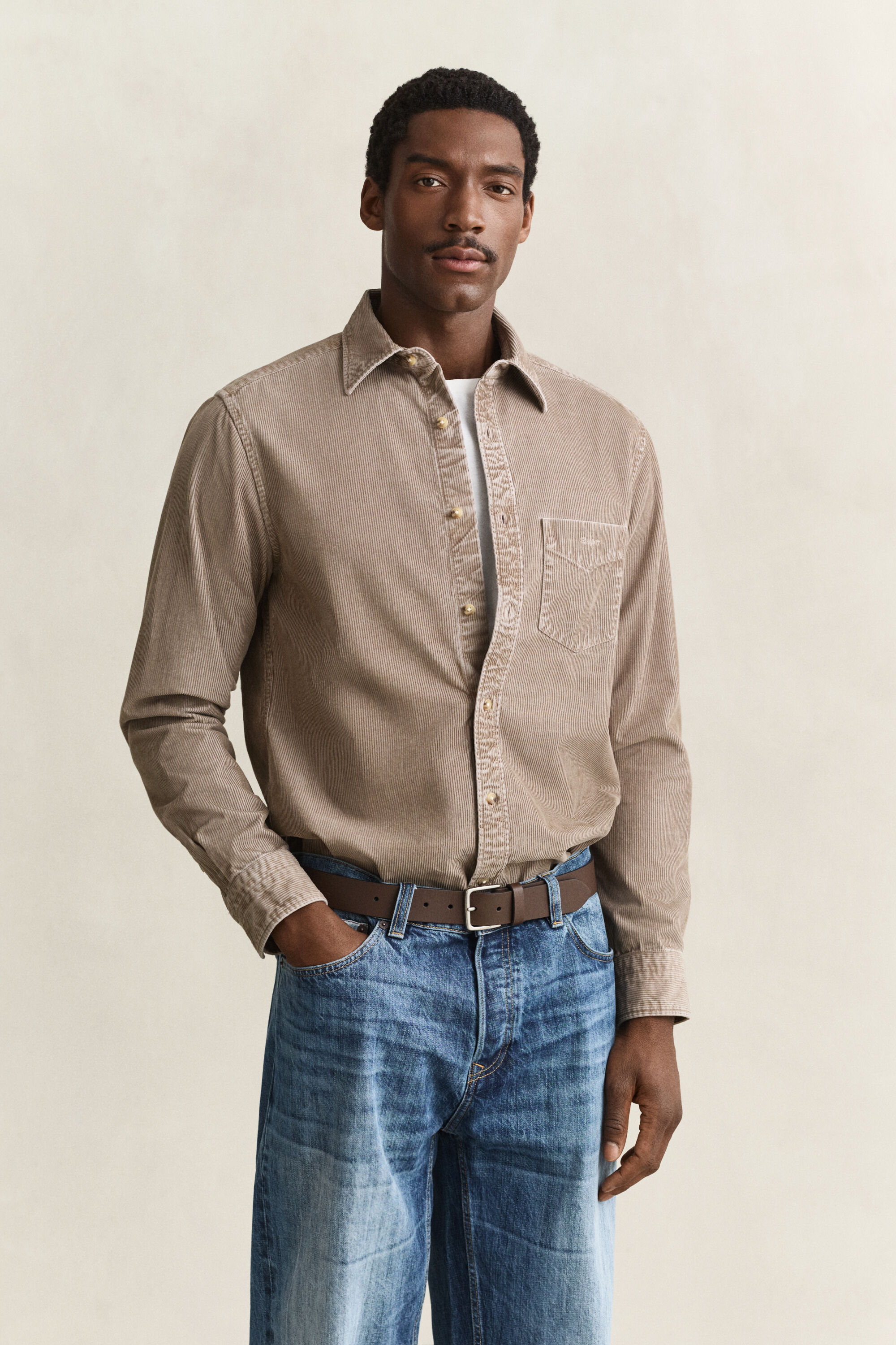 Camicia in velluto a coste