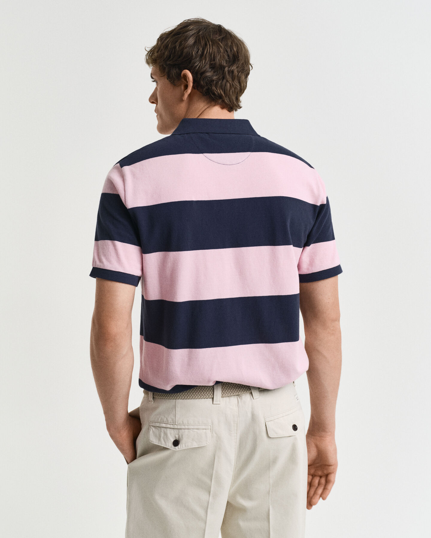 Polo in piqu&eacute; colour block