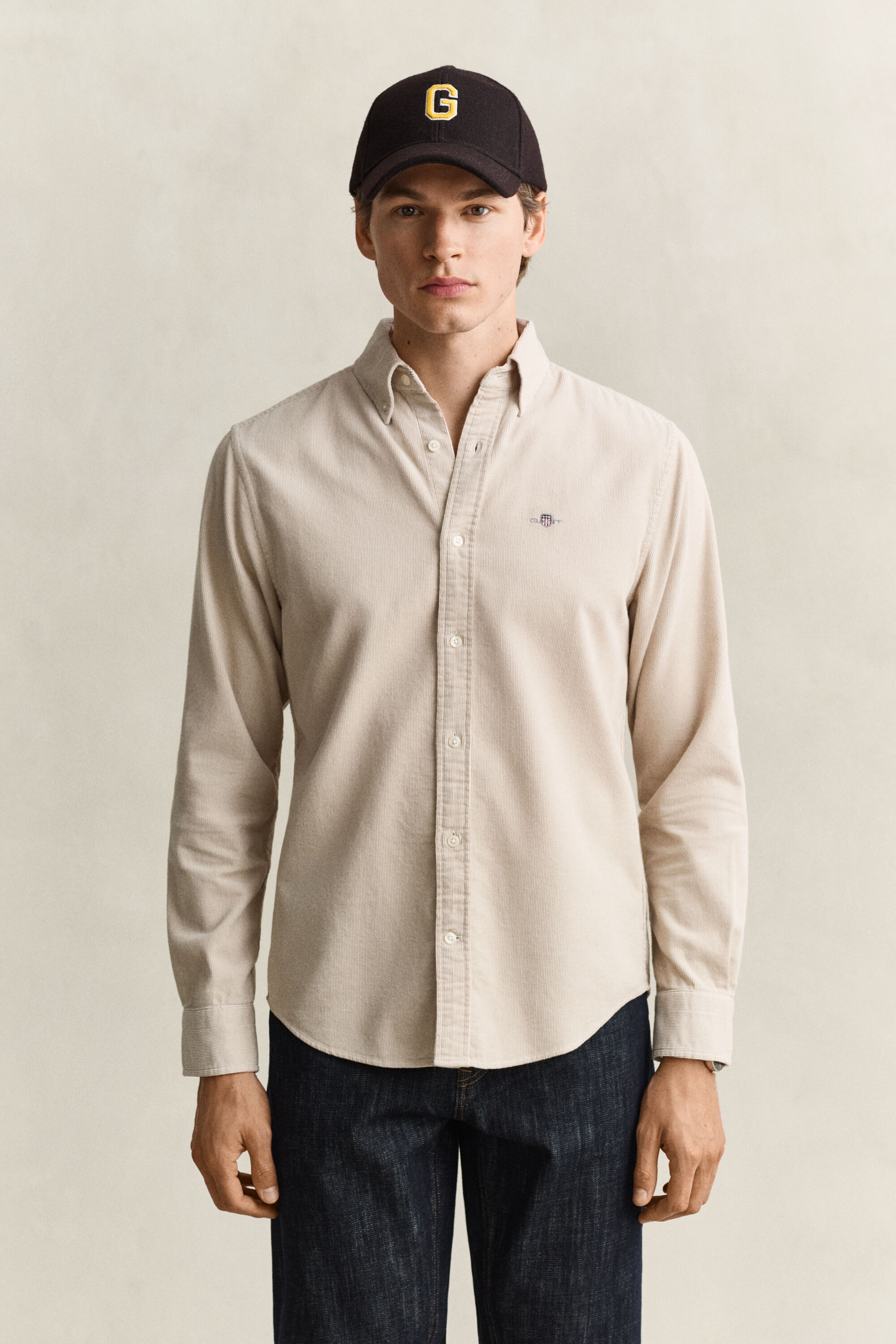 Camicia in velluto a coste