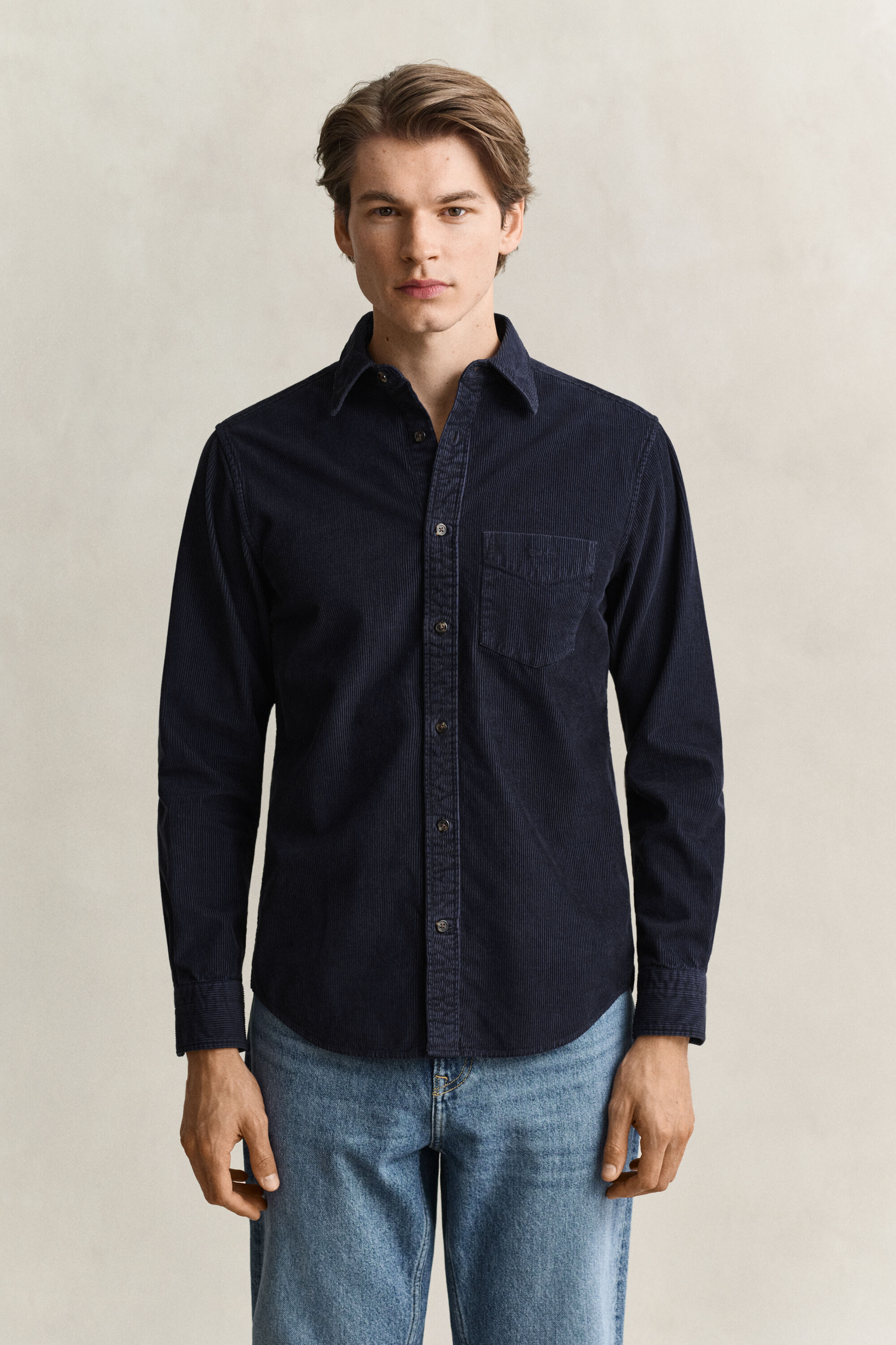 Camicia in velluto a coste