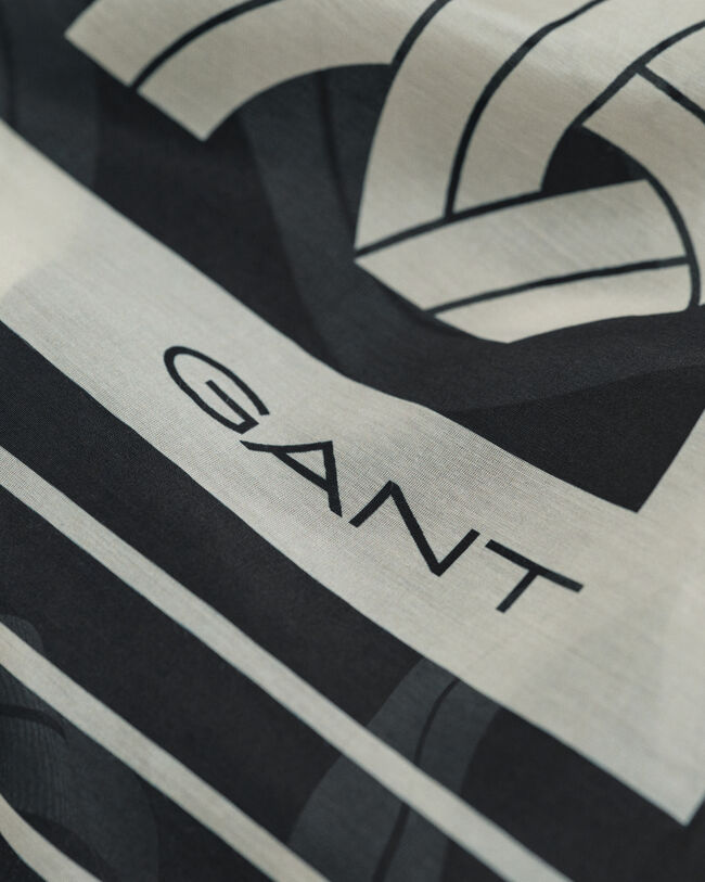 Sarong in cotone e seta stampa G