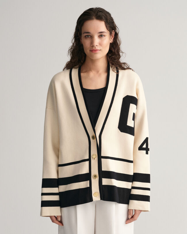 Cardigan GANT Varsity con scollo a V