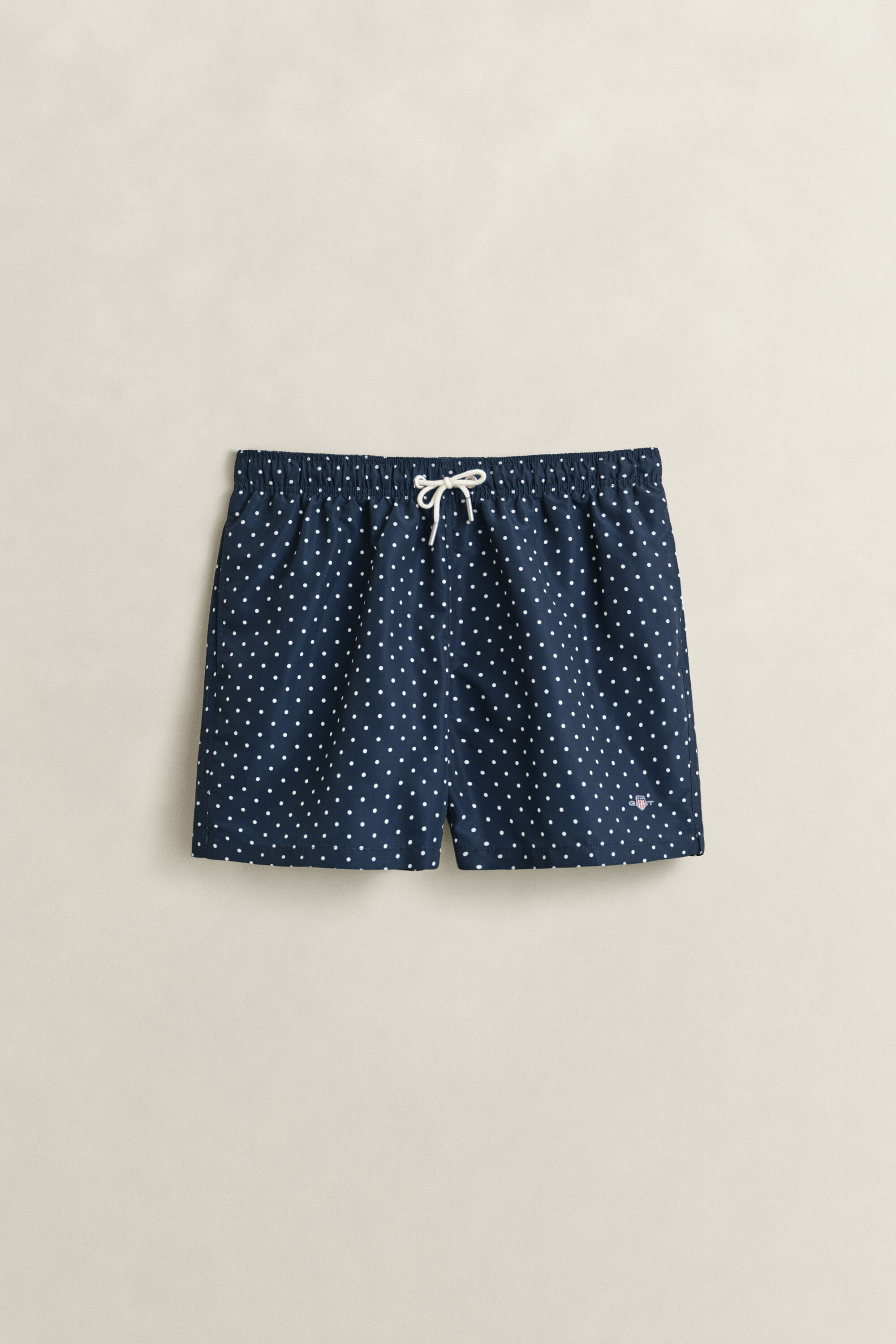 Pantaloncini da bagno con stampa a pois
