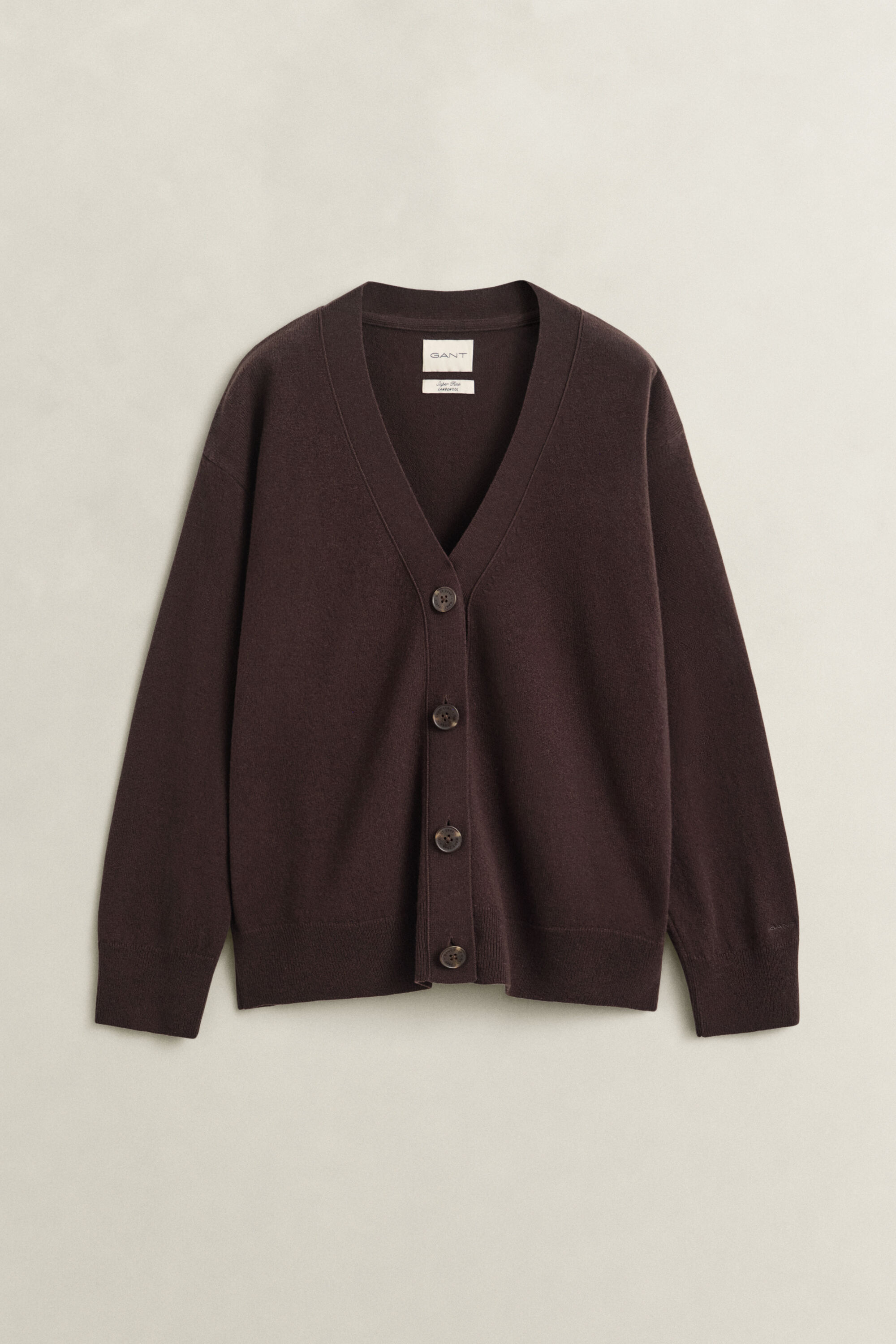 Cardigan in finissima lana d'agnello