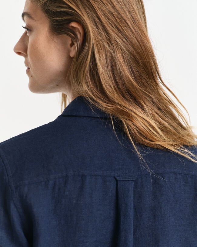 Camicia di lino regular fit