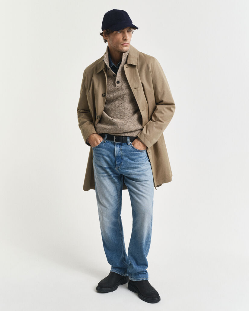 Maglia Nepps in misto lana con abbottonatura parziale