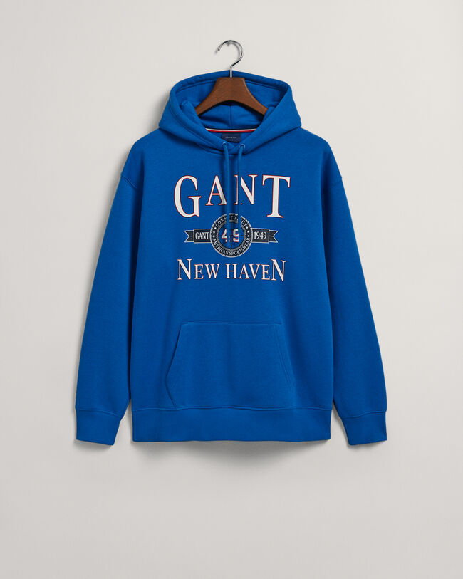 Felpa con cappuccio Retro Crest