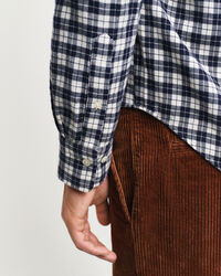 Camicia in flanella a quadri regular fit