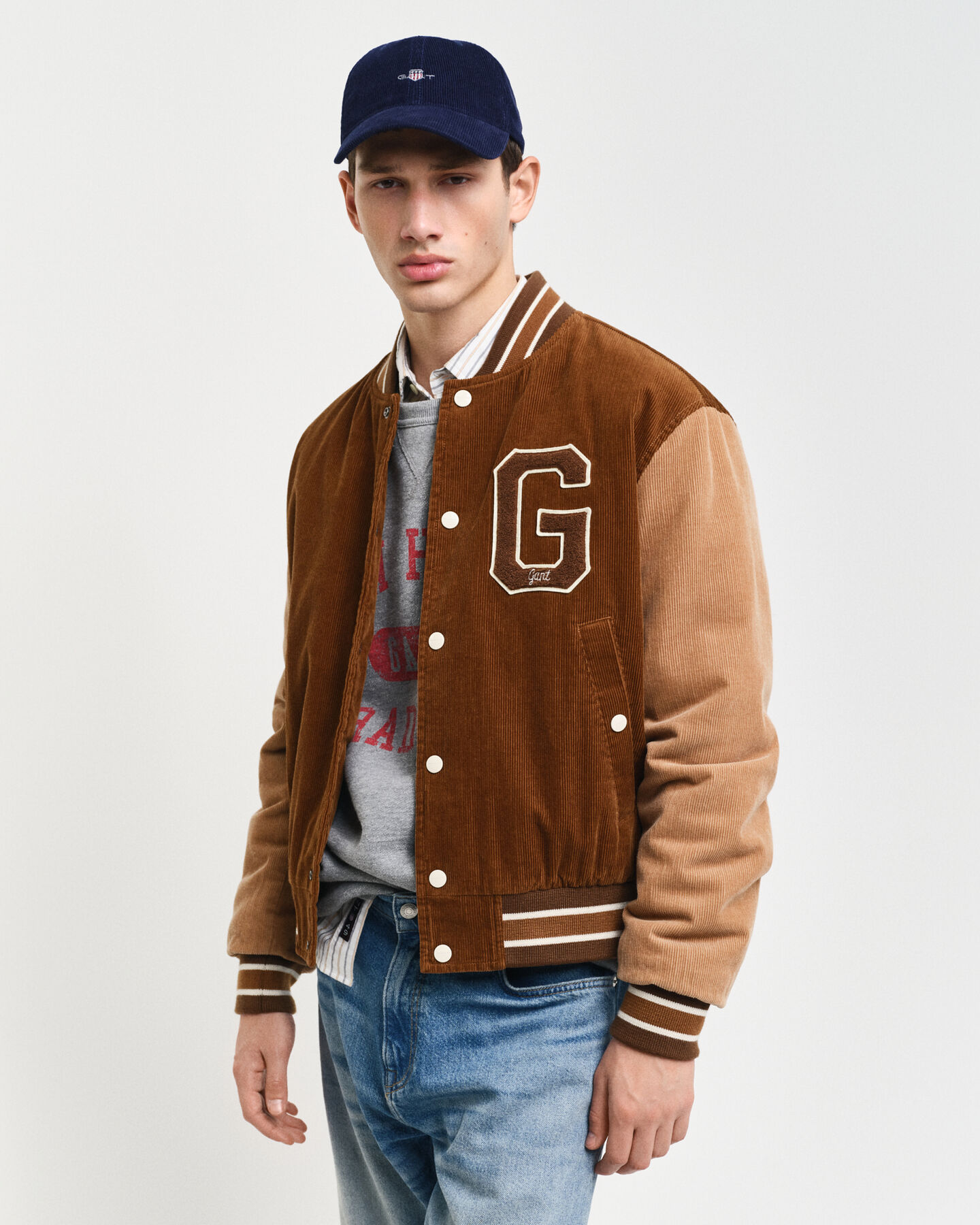 GANT Varsity Jacket in velluto a coste