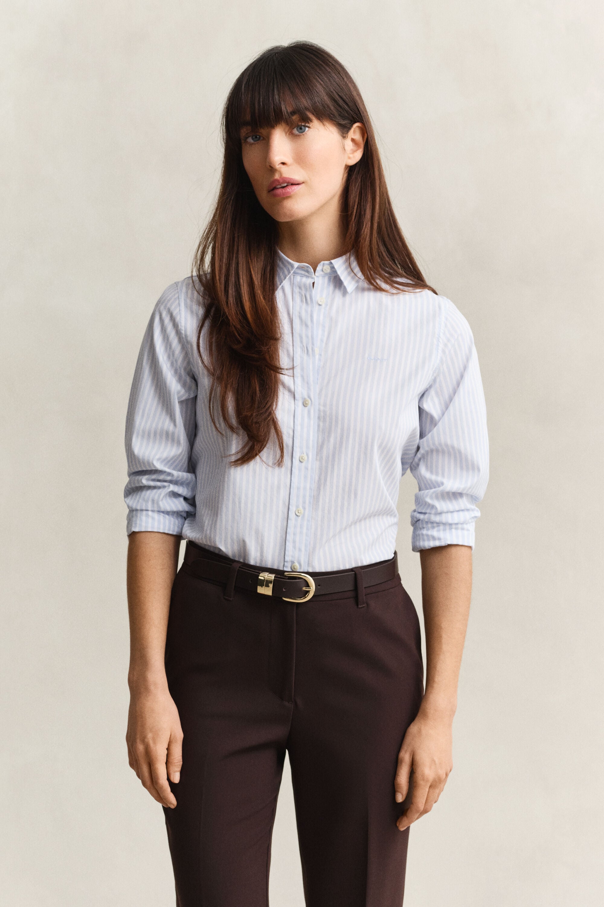 Camicia in popeline a righe Classic regular