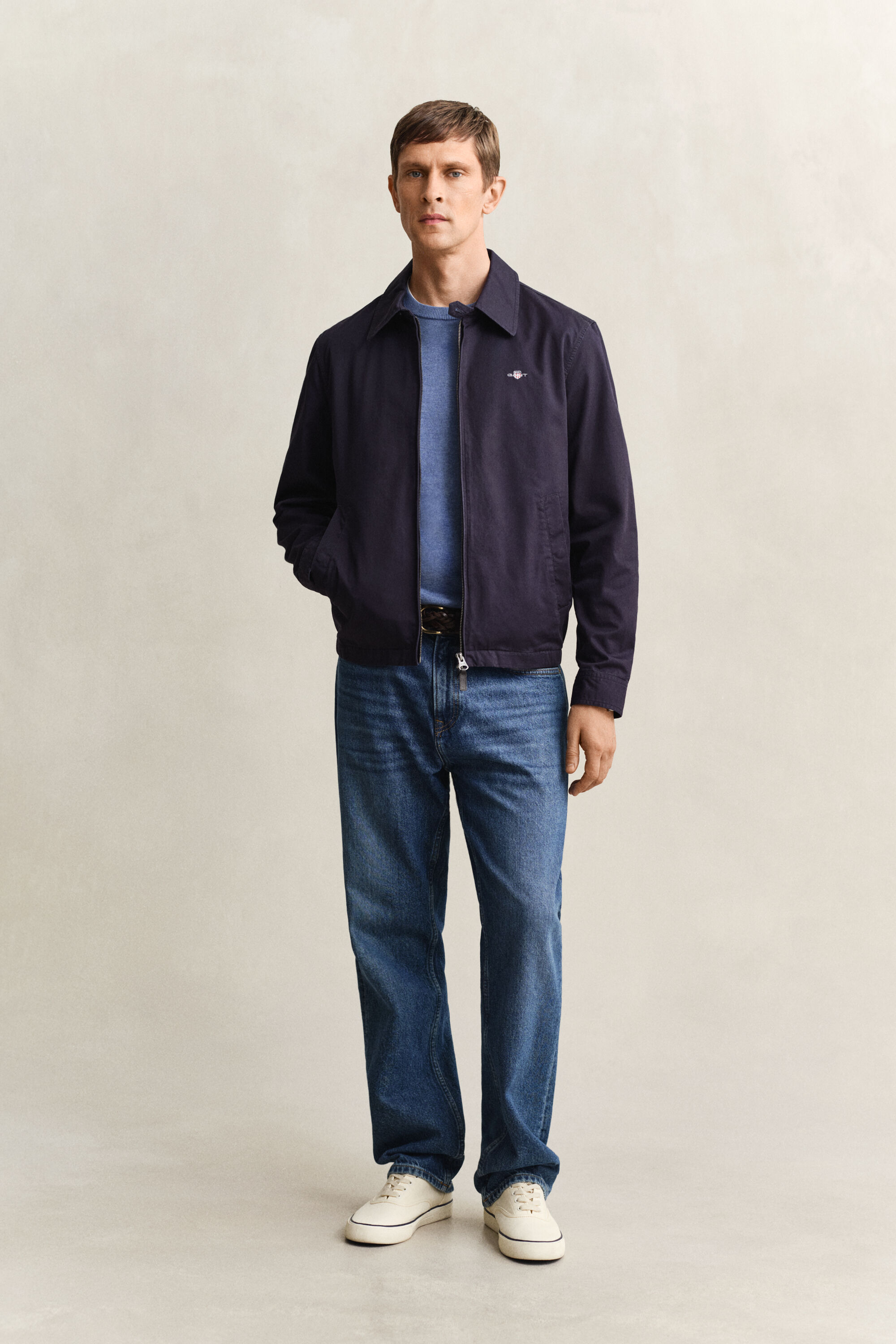 Maglia girocollo in cotone