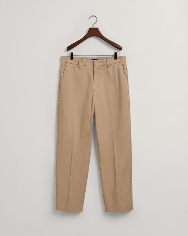 Pantaloni chino larghi straight fit
