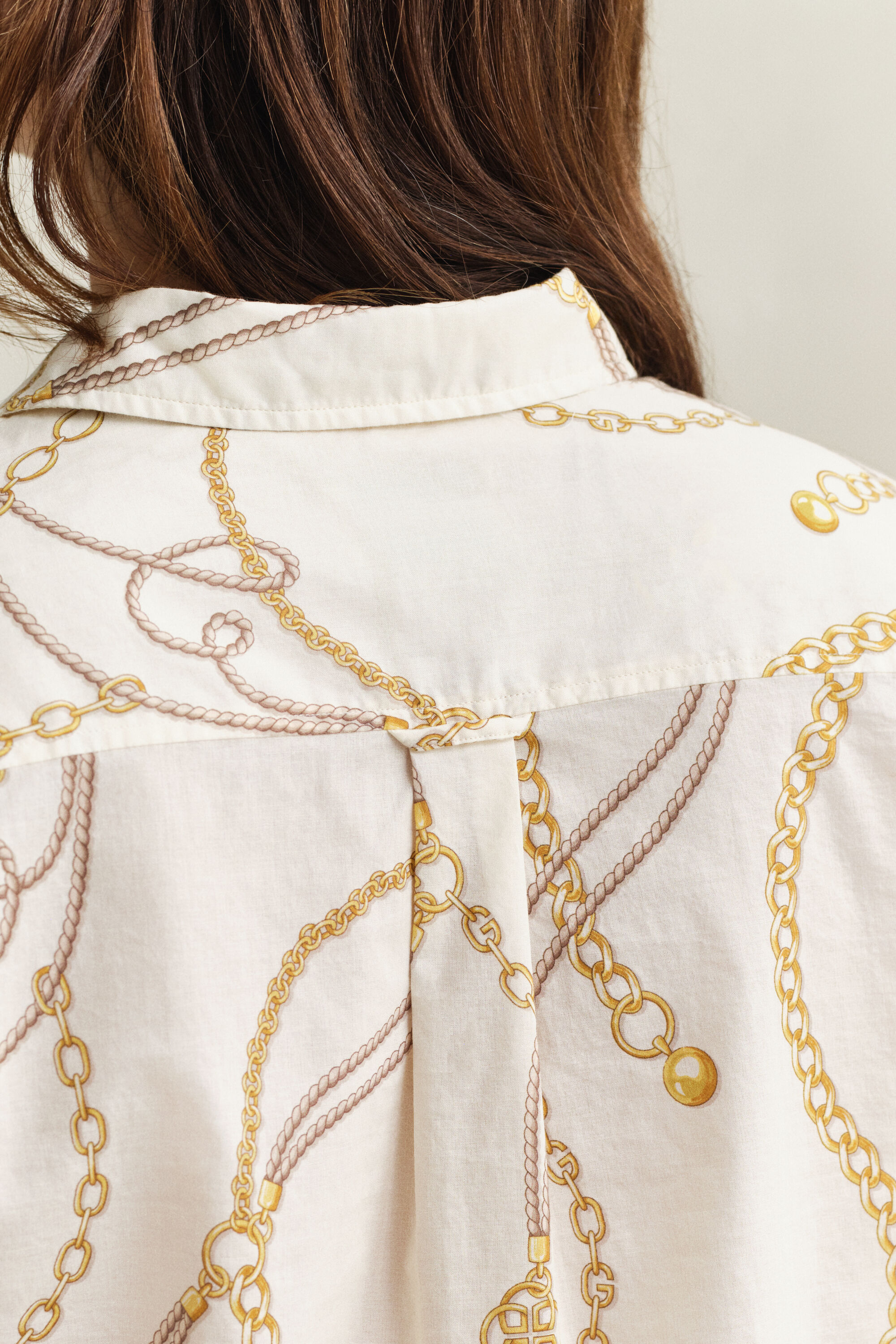 Camicia in voile di cotone