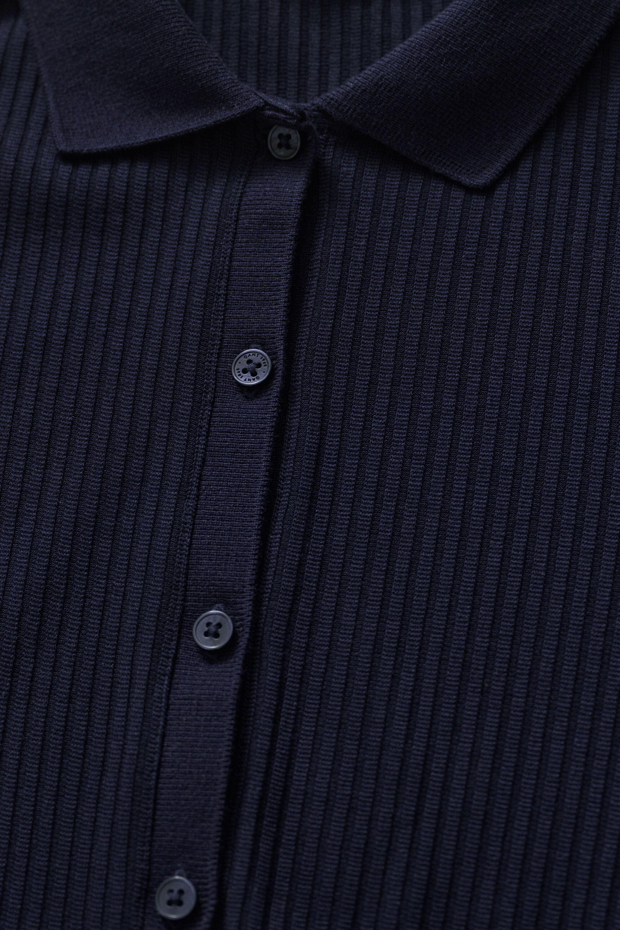 Abito polo slim fit a coste