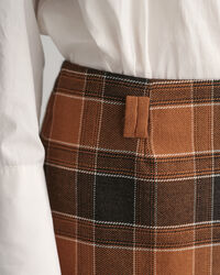 Minigonna in lana a quadri