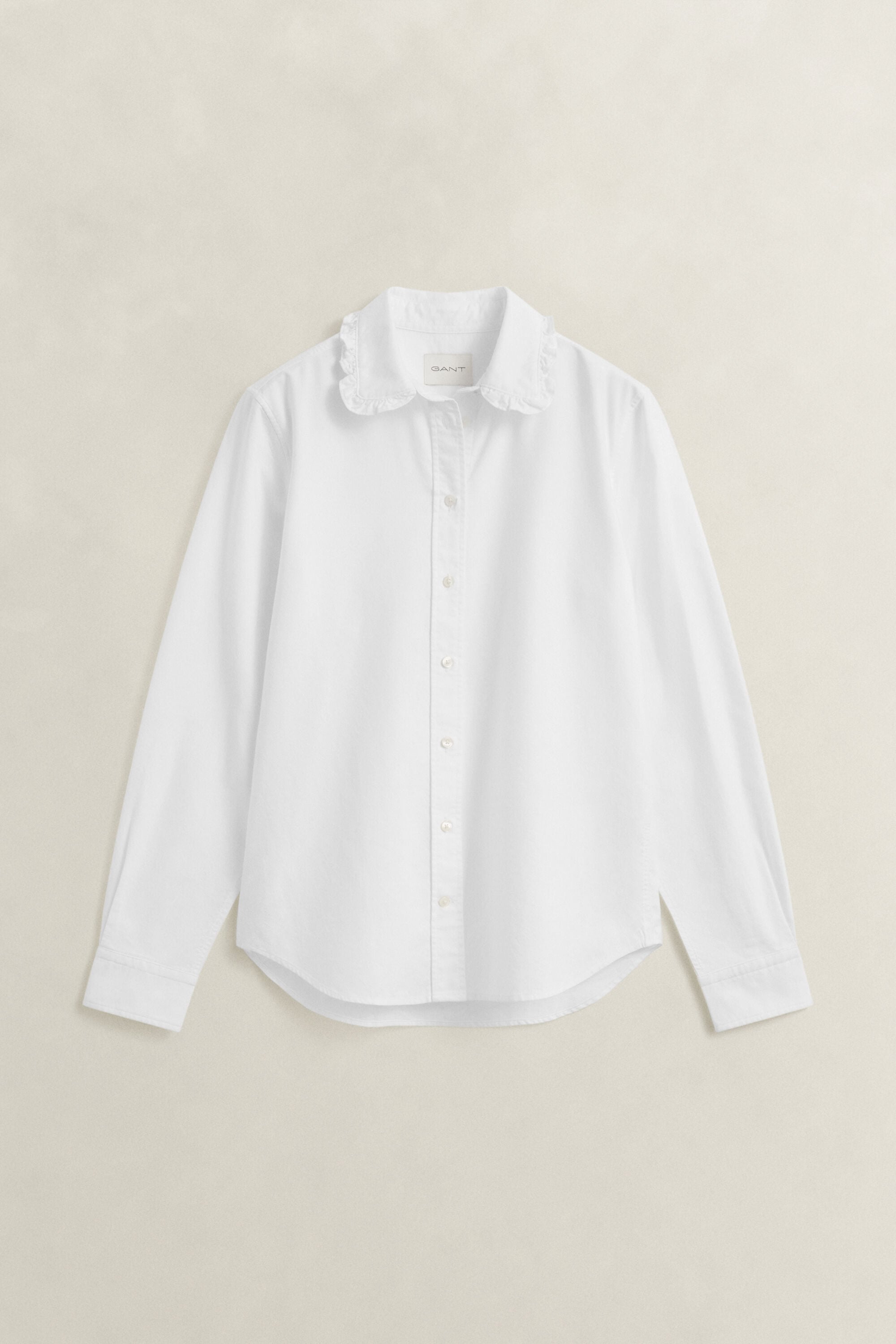 Camicia Oxford classica con volant