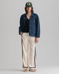 Cardigan con scollo a V in cotone leggero