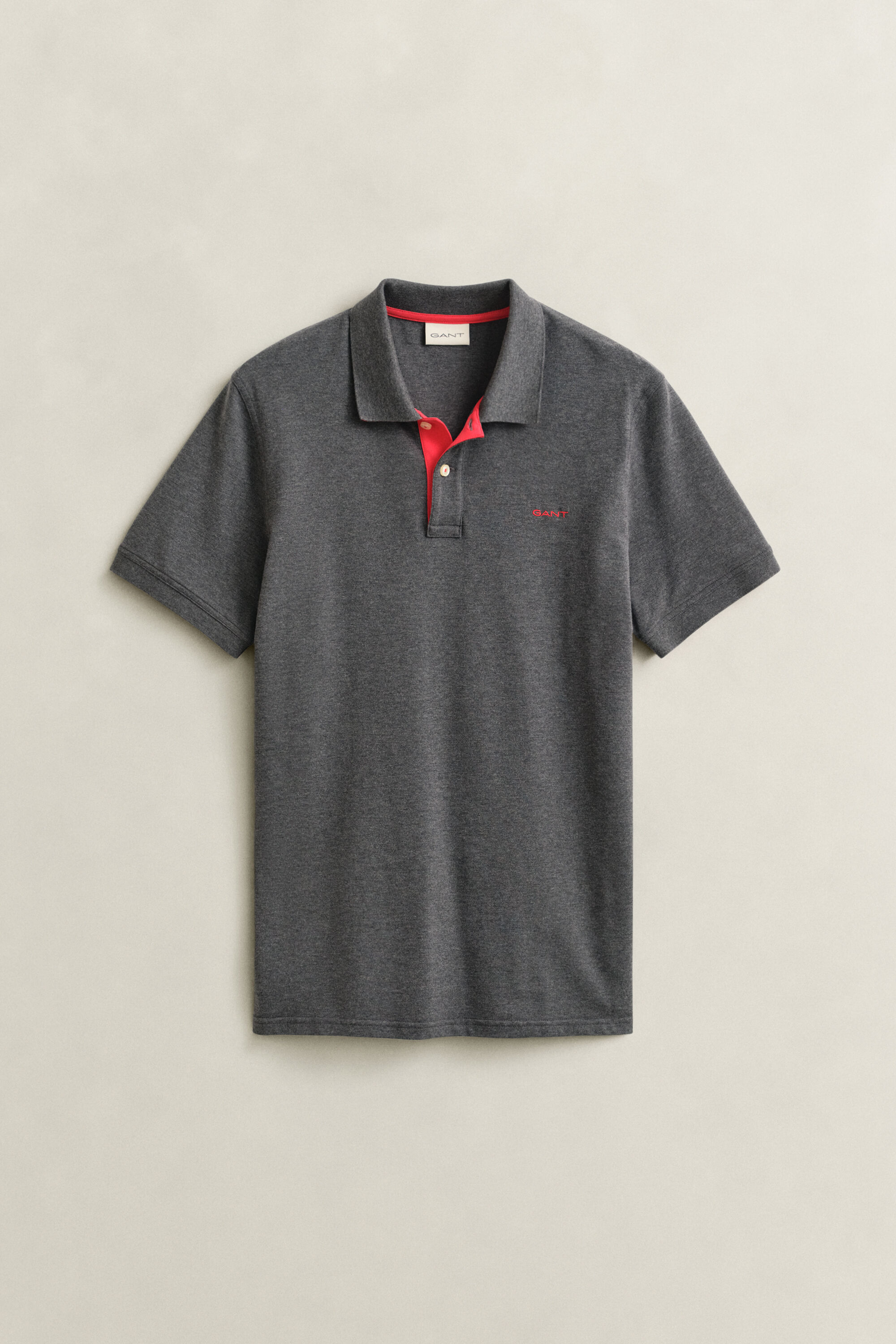 Polo in piqué a contrasto
