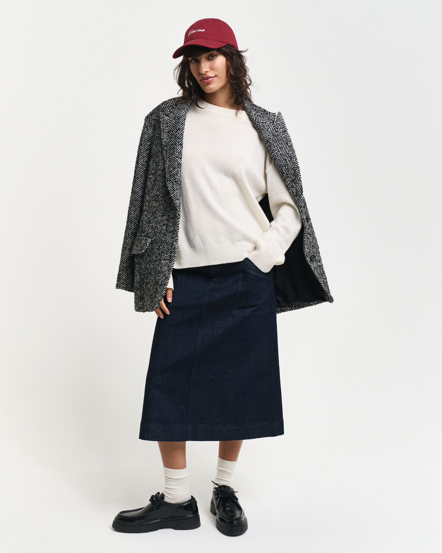 Maglia girocollo in finissima lana d&rsquo;agnello