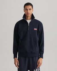 Maglia Retro Flag con zip corta