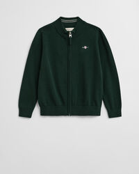 Cardigan Shield in cotone con zip Kids