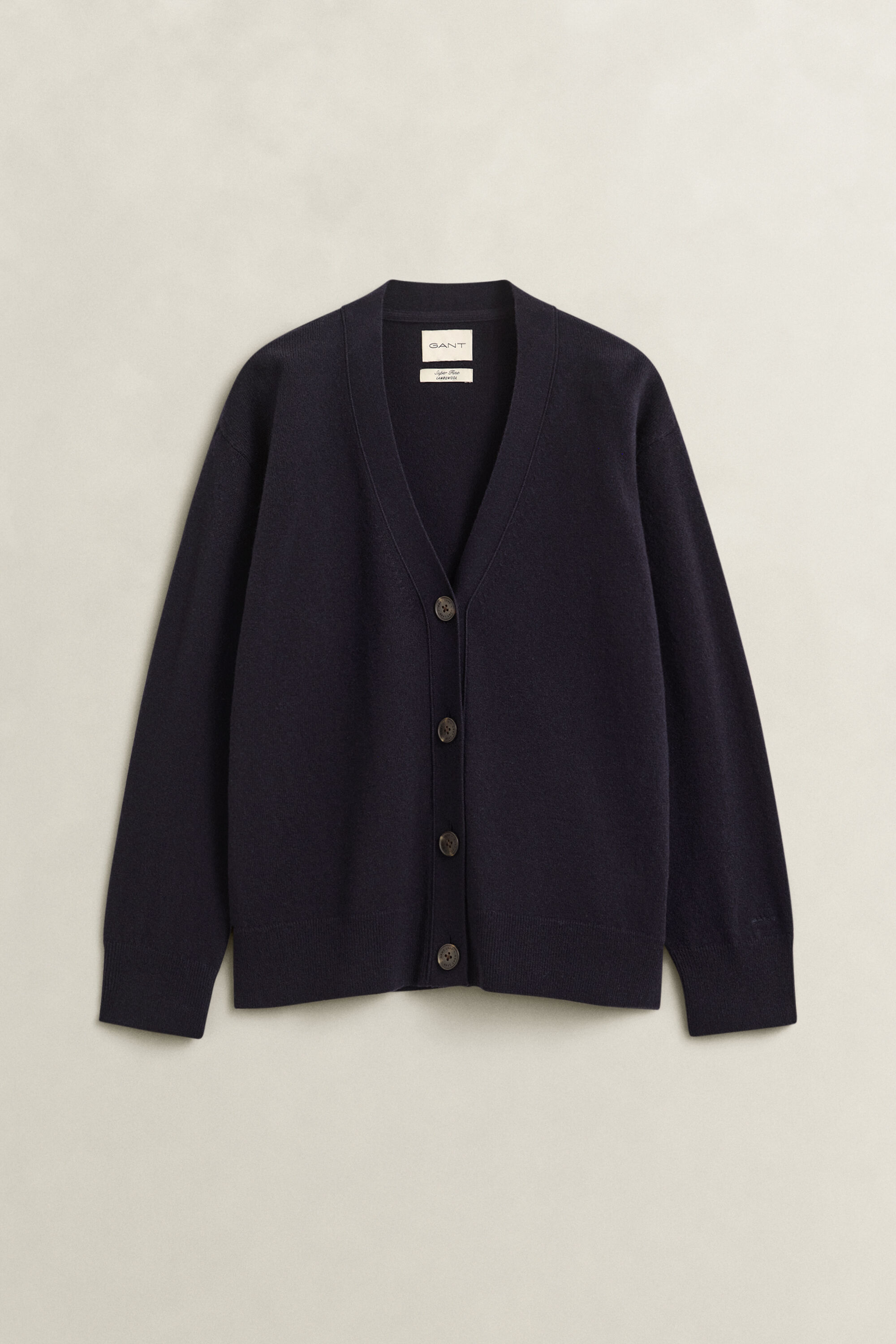 Cardigan in finissima lana d'agnello