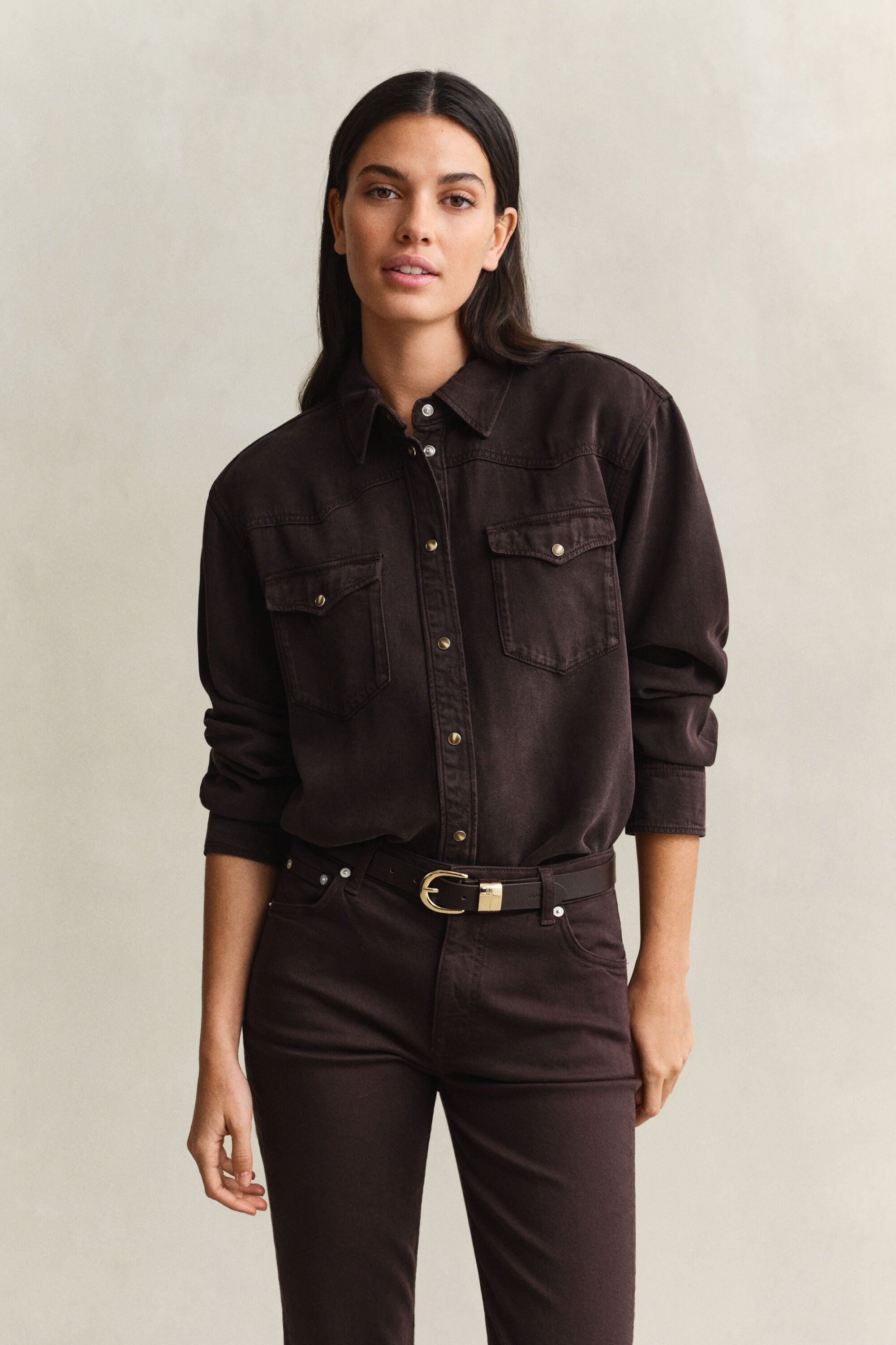 Camicia Ranger in twill di jeans
