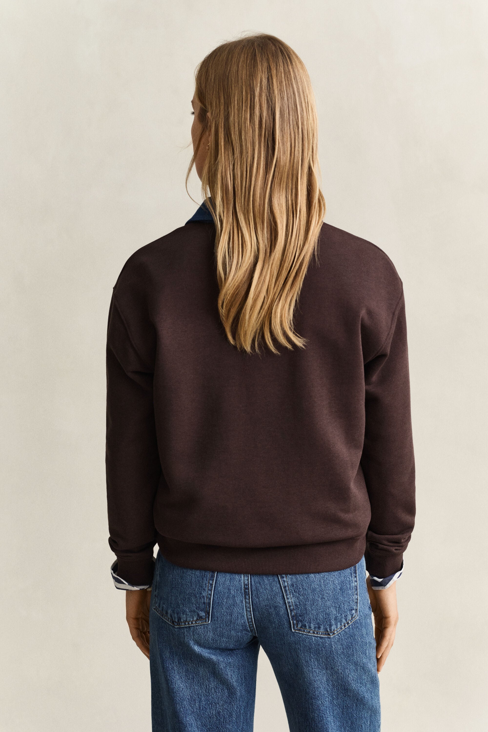 Heavy Rugger con colletto in denim