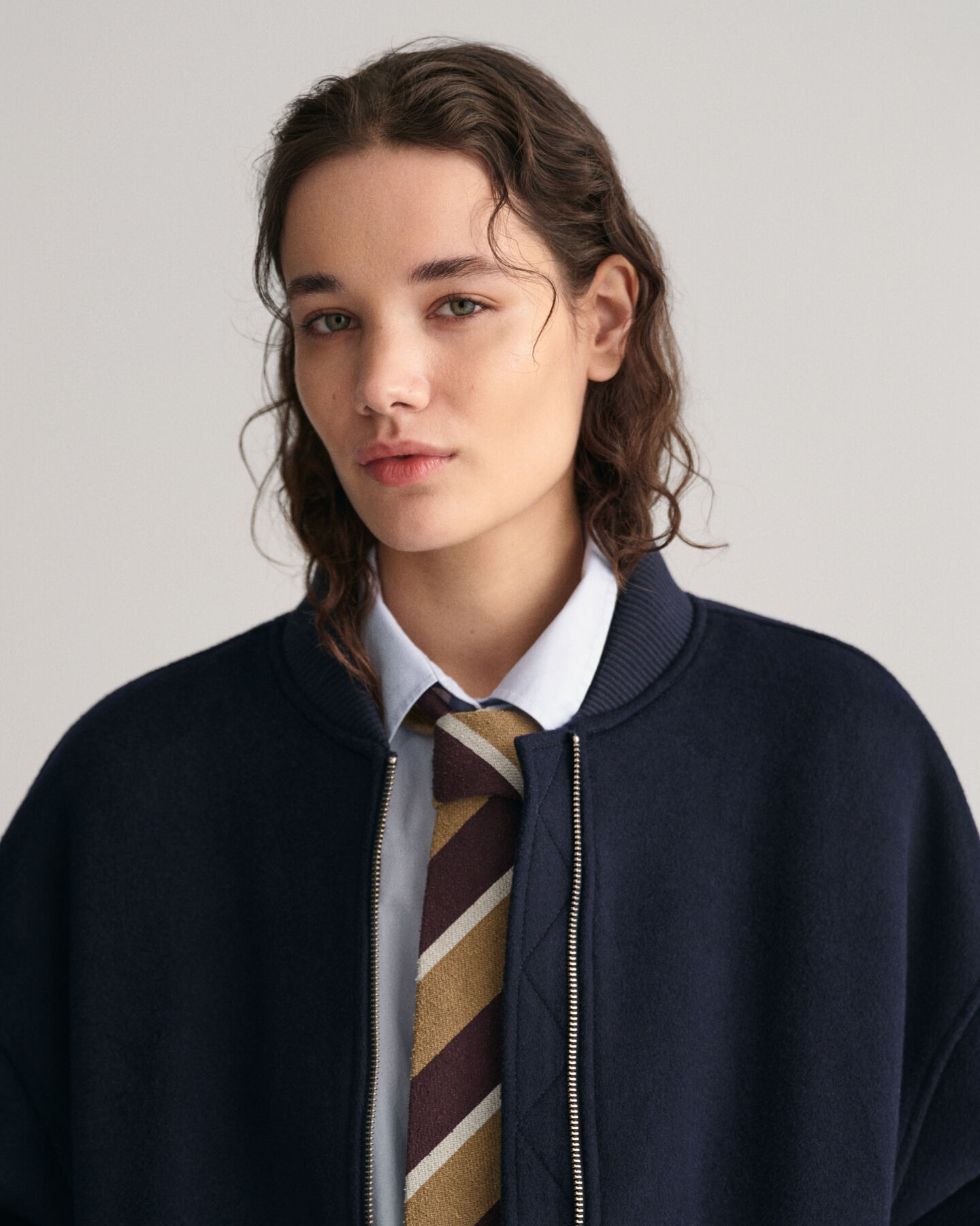 Giacca bomber in lana