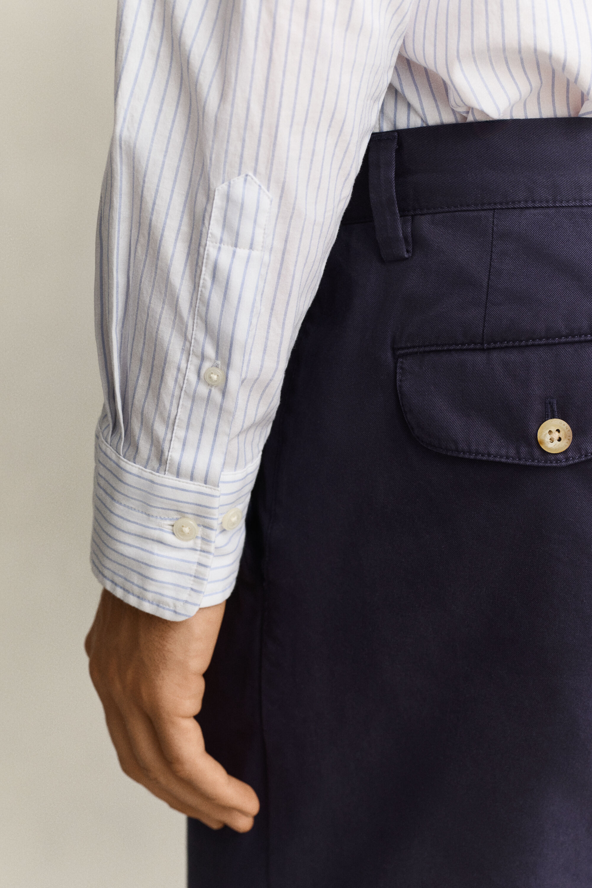 Camicia Oxford a righe Gant x Yale
