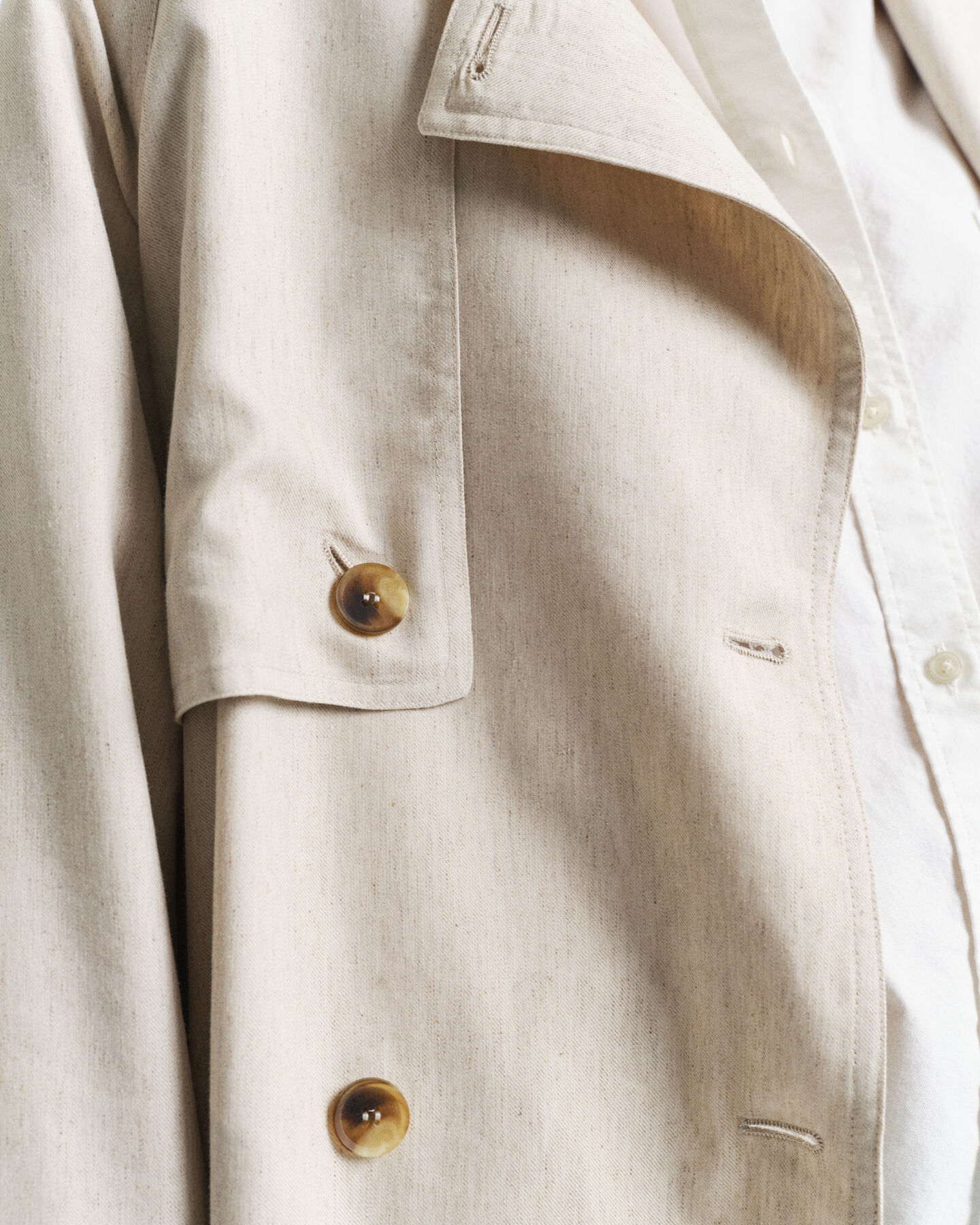 Trench in misto lino