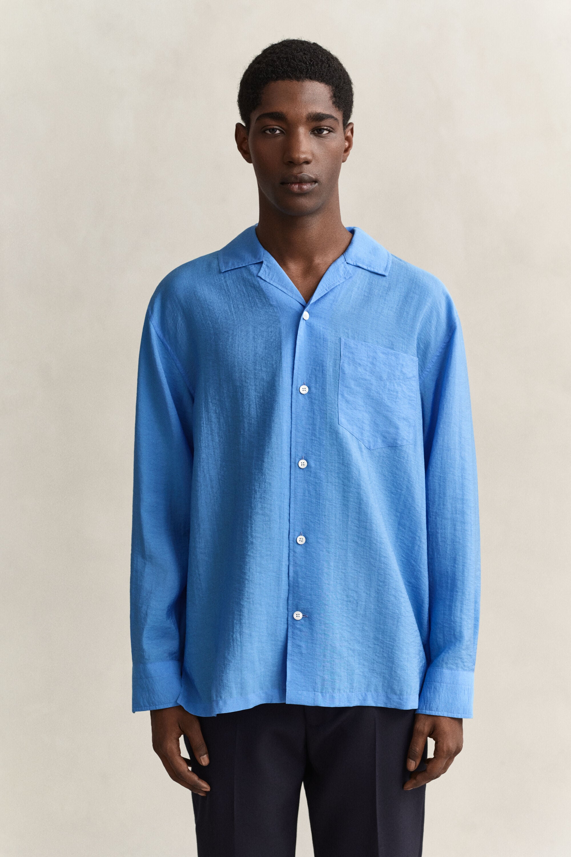 Camicia con colletto Camp