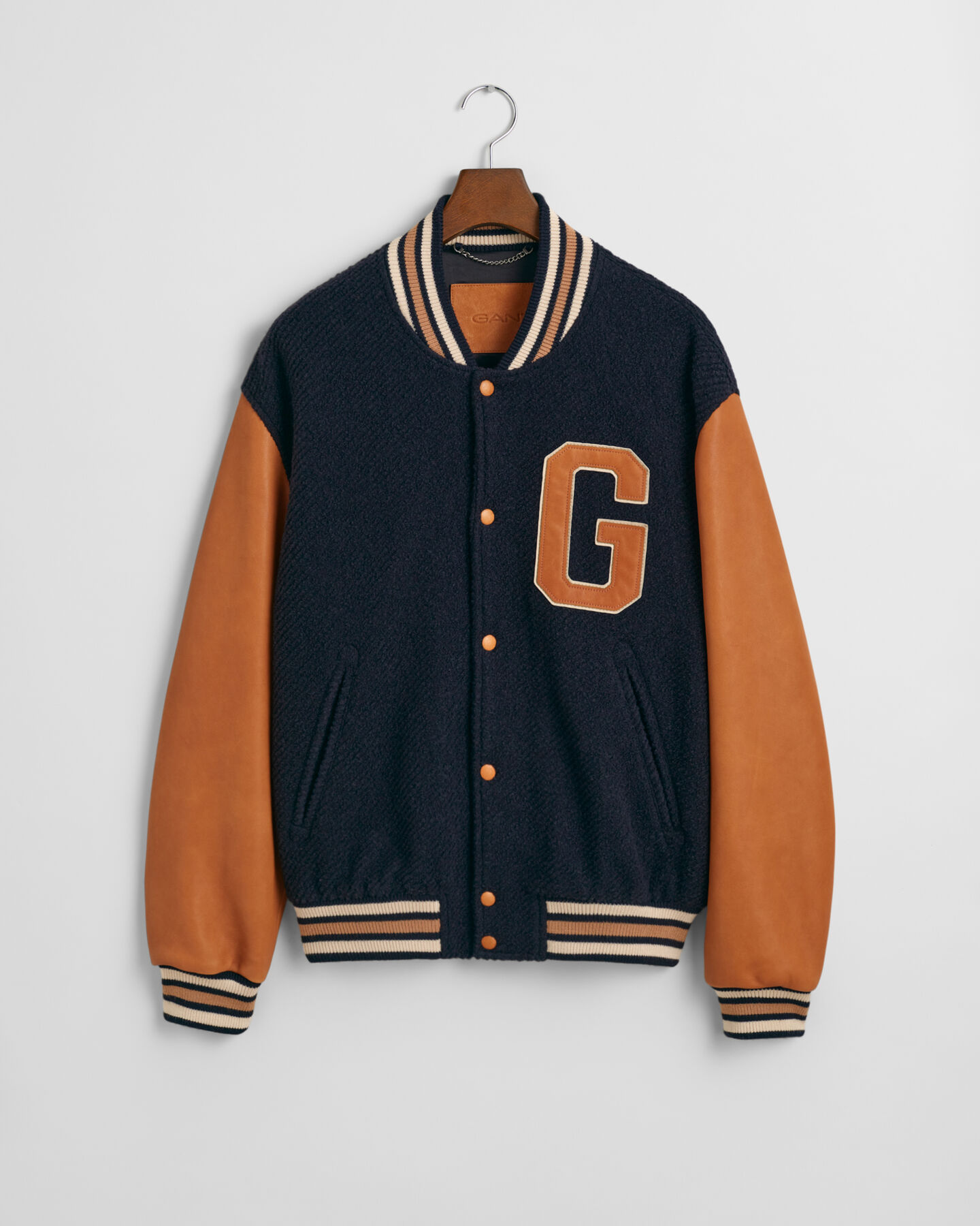 GANT Varsity Jacket in lana e pelle